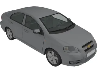 Chevrolet Aveo LT (2012) 3D Model