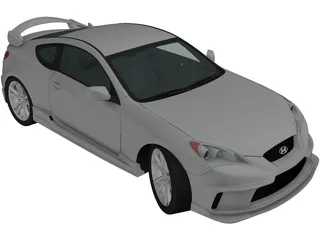 Hyundai Genesis Coupe Sport (2010) 3D Model