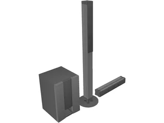 Speakers 3D Model