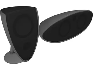 Speakers 3D Model