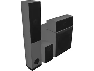 Speakers 3D Model