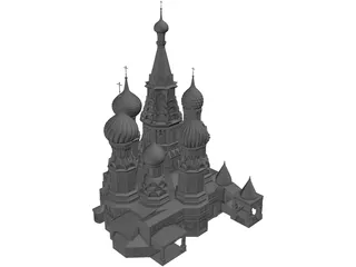 Red Square 3D Model