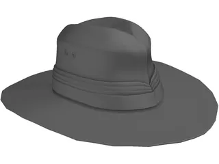 Aussie Hat 3D Model