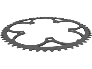 Chainring 53T 3D Model