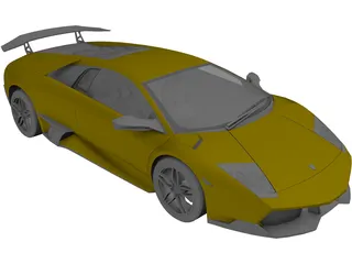 Lamborghini Murcielago LP670 3D Model