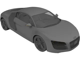 Audi R8 3D Model