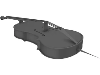 Violin 3D Model