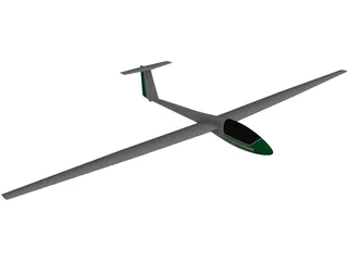 LAK-11 Nida Glider 3D Model