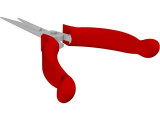 Craftsman Needle Nose Pliers 3D Model