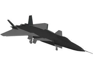 Chengdu J-20 3D Model