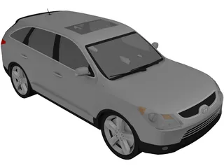 Hyundai Veracruz (2008) 3D Model