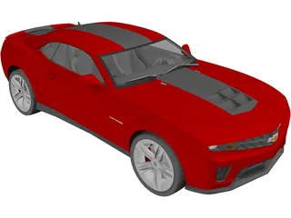 Chevrolet Camaro ZL1 (2012) 3D Model