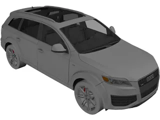 Audi Q7 V12 TDI (2010) 3D Model