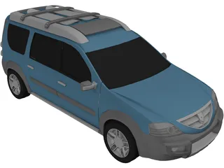 Dacia Logan Steppe Concept (2006) 3D Model