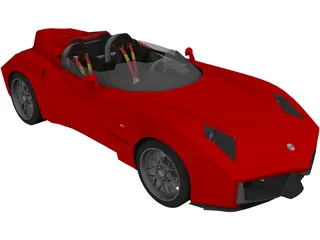 SVS Spada Codatronca Monza Racing 3D Model