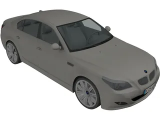 BMW 5-series E60 3D Model