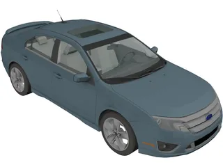 Ford Fusion Sport 3D Model