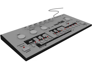 Roland TB-303 3D Model