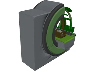 Magnetic Resonance Tomograph 3D Model