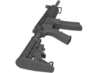 M4 Assault Rifle 3D Model