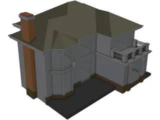 Villa 3D Model