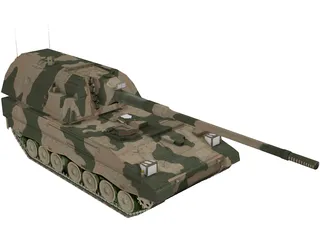 Panzer Haubitze 2000 3D Model