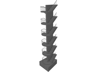 Stairs 3D Model