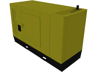 Diesel Generator Type A 3D Model