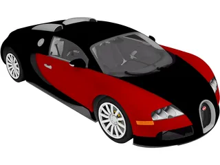 Bugatti Veyron 16.4 (2009) 3D Model