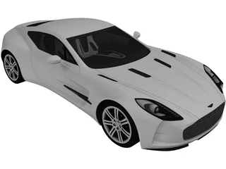 Aston Martin ONE-77 (2010) 3D Model