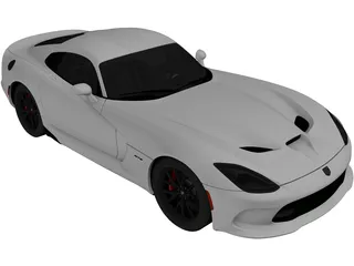 Dodge Viper SRT GTS (2013) 3D Model