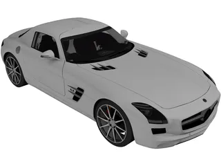 Mercedes-Benz SLS AMG (2011) 3D Model