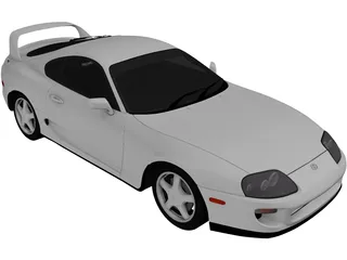 Toyota Supra RZ (1998) 3D Model