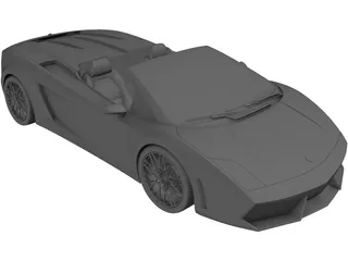 Lamborghini Gallardo LP560-4 Spyder (2011) 3D Model