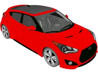 Hyundai Veloster Turbo (2013) 3D Model