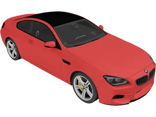 BMW M6 Coupe [F13] (2013) 3D Model