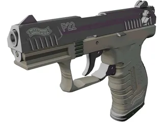 P22 Walther 3D Model