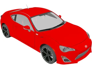 Scion FR-S (2013) 3D Model