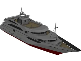 Yacht 3D Model