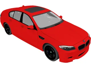 BMW M5 Sedan [F10] (2012) 3D Model