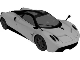 Pagani Huayra (2012) 3D Model