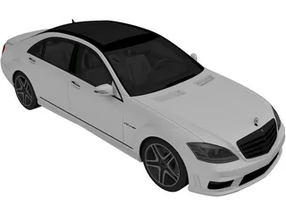 Mercedes-Benz S 65 AMG [W221] (2012) 3D Model