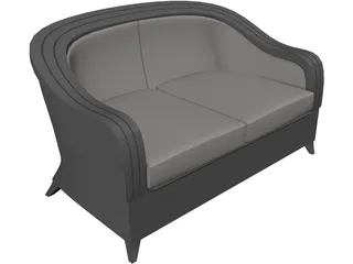 Modern Sofa 3D Model