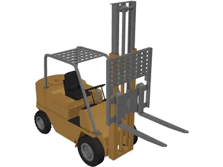 Forklift 3D Model