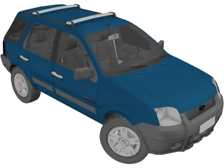 Ford EcoSport FreeStyle (2007) 3D Model