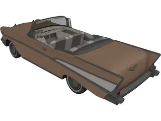 Chevrolet BelAir Convertible (1957) 3D Model