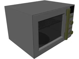 Microwave Oven 3D Model