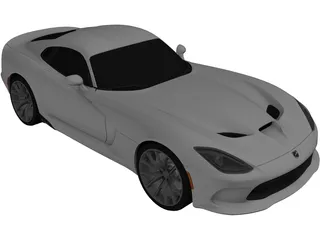 Dodge Viper (2013) 3D Model