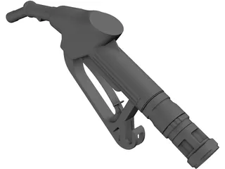 Refuelling Nozzle Gas 3D Model