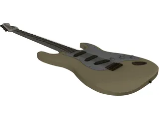 Fender Stratocaster Electric Guitar 3D Model